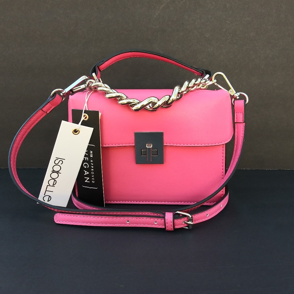 NWT ISABELLE VEGAN MINI SATCHEL CROSSBODY PURSE